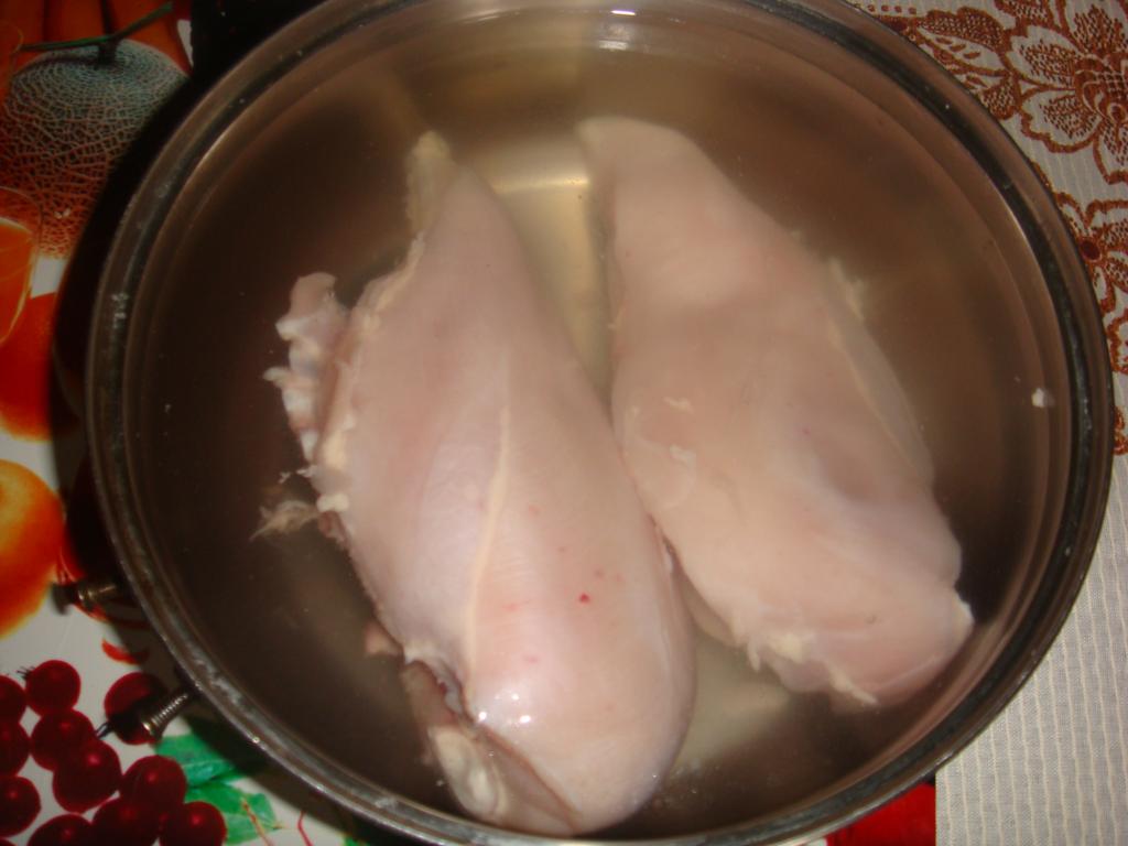 Pollo hervido croquetas de pollo con maicena